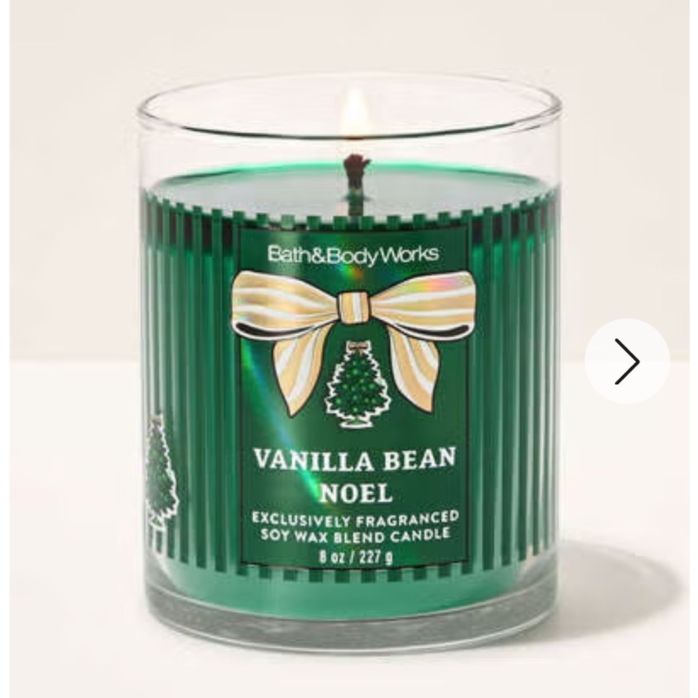 🎅 BBW Vanilla Bean Noel Single-Wick Candle NEW